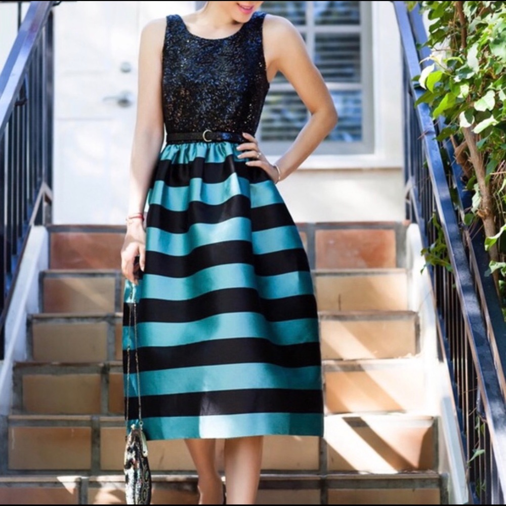 Anthropologie Leifsdottir Starlit Stripes